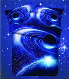 Hipster Galaxy 3D Bedding Set Universe Outer Space Themed Galaxy Print Bed linen Duvet cover & pillow case Queen size bedclothes