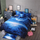 Hipster Galaxy 3D Bedding Set Universe Outer Space Themed Galaxy Print Bed linen Duvet cover & pillow case Queen size bedclothes
