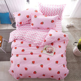 Flower, fruit, fashion3/4pcs bedding sets/bed set/bedclothes for kids/bed linen Duvet Cover Bed sheet Pillowcase,twin full queen
