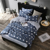 bedding set 5 size green bird bedding set duvet cover set Korean bed sheet +duvet cover +pillowcase pink bed cover bed linen set