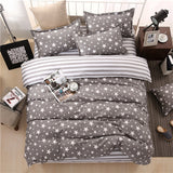 bedding set 5 size green bird bedding set duvet cover set Korean bed sheet +duvet cover +pillowcase pink bed cover bed linen set