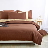 Double side use 2018 spring bedding set Brief style bed linens 5 size zebra-stripe bed sheet Microfiber brushed bed set bedding