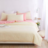 Double side use 2018 spring bedding set Brief style bed linens 5 size zebra-stripe bed sheet Microfiber brushed bed set bedding