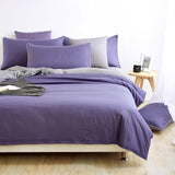Double side use 2018 spring bedding set Brief style bed linens 5 size zebra-stripe bed sheet Microfiber brushed bed set bedding
