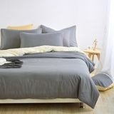 Double side use 2018 spring bedding set Brief style bed linens 5 size zebra-stripe bed sheet Microfiber brushed bed set bedding