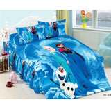 Disney Frozen Princess Practice Girls McQueen Car Moana Bedding Set Children's Boy's Girls Duvet Cover Set Bedroom Decor Twin