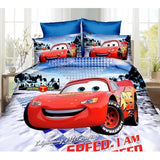 Disney Frozen Princess Practice Girls McQueen Car Moana Bedding Set Children's Boy's Girls Duvet Cover Set Bedroom Decor Twin