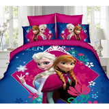 Disney Frozen Princess Practice Girls McQueen Car Moana Bedding Set Children's Boy's Girls Duvet Cover Set Bedroom Decor Twin
