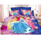 Disney Frozen Princess Practice Girls McQueen Car Moana Bedding Set Children's Boy's Girls Duvet Cover Set Bedroom Decor Twin