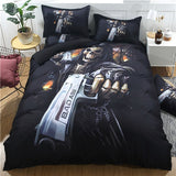 Halloween Gift 3D Printed zombie skull Bedding set 3/4pcs Duvet Cover set Bedsheet Pillowcases Twin Queen King Size bed linen