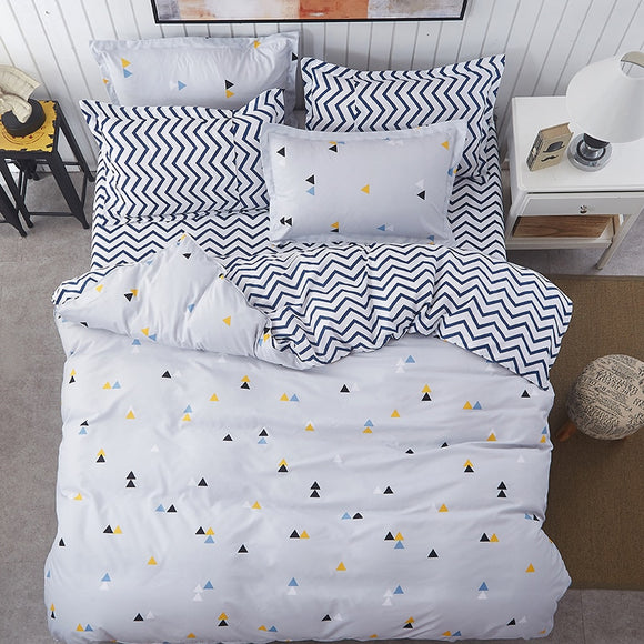 New spring bedding sets sweetheart style creativity space duvet cover set Quilt cover bed sheet pillowcase 4pcs Queen King Twin