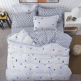 New spring bedding sets sweetheart style creativity space duvet cover set Quilt cover bed sheet pillowcase 4pcs Queen King Twin