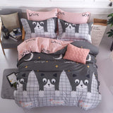 New spring bedding sets sweetheart style creativity space duvet cover set Quilt cover bed sheet pillowcase 4pcs Queen King Twin