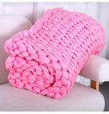 HAKOONA Chunky Knitted Blankets throws Blanket Ultra Plush Decorative Throw Blanket   Queen Bedroom