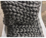 HAKOONA Chunky Knitted Blankets throws Blanket Ultra Plush Decorative Throw Blanket   Queen Bedroom