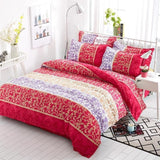 Solstice Cotton Pastoral Flower Cartoon Style Fashion Bedding Bed Linen Bed Sheet Duvet Cover Pillowcase 4pcs Bedding Sets/Queen