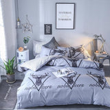 Green lemon Winter Bedding Sets Full King Twin Queen King Size 4Pcs Bed Sheet Duvet Cover Set Pillowcase Without Comforter