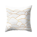 Nordic Style Geometric Cushion Cover Polyester  Pillow Case Black And White Home Decorative Pillows Cover For Sofa Car
