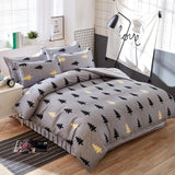 birthday present Duvet Cover flat Bed Sheet linen pillowcase Bedding Sets Full King Twin Queen size  3/ 4pcs