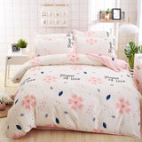 birthday present Duvet Cover flat Bed Sheet linen pillowcase Bedding Sets Full King Twin Queen size  3/ 4pcs