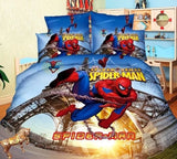 disney spiderman bedding set cartoon boy bed linens 3d single twin size 2/3/4pc duvet/comforter cover kids teen bedspreads gifts