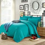 AB Side Bedding Set Super King Duvet Cover Set Dark blue +beige 4pcs BedClothes Adult Bed Set Man Duvet Flat Sheet 230X250cm