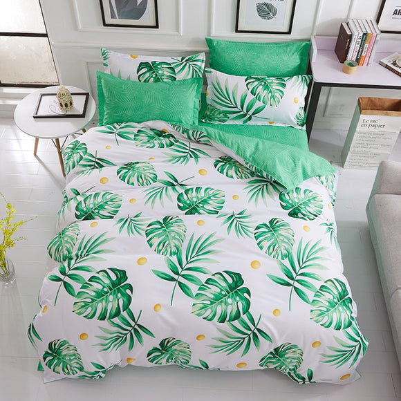 Hot sale stars  Bedding set Superfine Fiber Winter Thickening  bed linens 3/4pcs duvet cover set Pastoral bed sheet duvet cover