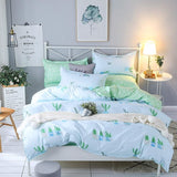 New spring bedding sets sweetheart style creativity space duvet cover set Quilt cover bed sheet pillowcase 4pcs Queen King Twin