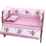 5pcs Cotton Baby Bed Bumpers for Newborns Toddler Soft Bed Bedding Sets Pillowcase sheet for Infant Cribs Bumper