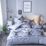 HOT sale Bedding Sets Duvet Cover3/4pcs Cartoon new fashion Bed sheets Single Twin Full Queen Sizes  printing BullDog