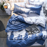 HOT sale Bedding Sets Duvet Cover3/4pcs Cartoon new fashion Bed sheets Single Twin Full Queen Sizes  printing BullDog