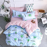 HOT sale Bedding Sets Duvet Cover3/4pcs Cartoon new fashion Bed sheets Single Twin Full Queen Sizes  printing BullDog