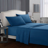 Bedding Set Brief Bed Linens Flat Sheet+Fitted Sheet+Pillowcase Queen/ King Size Gray Soft comfortable white Bed set70