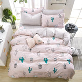 birthday present Duvet Cover flat Bed Sheet linen pillowcase Bedding Sets Full King Twin Queen size  3/ 4pcs