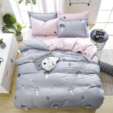 birthday present Duvet Cover flat Bed Sheet linen pillowcase Bedding Sets Full King Twin Queen size  3/ 4pcs