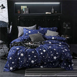 SlowDream Pink Flamingos Bedding Set Blue Euro Bedspread Luxury Duvet Cover Double Bed Sheets Linens Queen King Adult Bedclothes