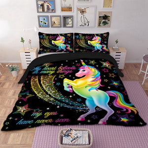 Dropshipping unicorn Duvet Cover set all size