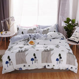 BEST luxury black strips Duvet Cover flat bed Sheets +Pillowcase  King Queen full Twin Bedding Set Bedding Set 3/4pcs