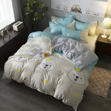 BEST luxury black strips Duvet Cover flat bed Sheets +Pillowcase  King Queen full Twin Bedding Set Bedding Set 3/4pcs