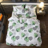 Butterfly Bed Linens High Quality 3/4pc Bedding Set duvet Cover+beds sheet+pillowcase High quality luxury soft comefortable