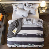 Butterfly Bed Linens High Quality 3/4pc Bedding Set duvet Cover+beds sheet+pillowcase High quality luxury soft comefortable