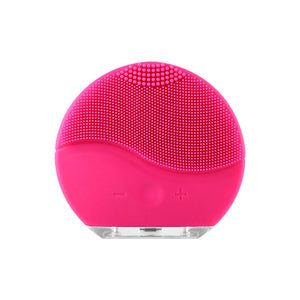 New Ultrasonic Electric Facial Cleansing Brush Vibration Skin Remove Blackhead Pore Cleanser Waterproof Silicone Face Massager