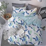 BEST luxury black strips Duvet Cover flat bed Sheets +Pillowcase  King Queen full Twin Bedding Set Bedding Set 3/4pcs