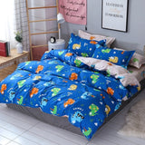 Solstice Mixed Color Cartoon Style Fox/snowflakes/animal Plants 4pcs Bedding Sets Bed Sheet Duvet Cover Pillowcase Bedclothes