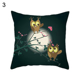Lovely Cartoon Owl Dog Throw Pillow Case Sofa Bed Cushion Cover Home Decor 45cm x 45cm