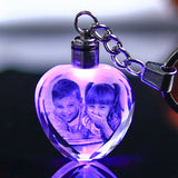 Custom Crystal Photo Frame Personalized Miniature Photo Gift Decoration Picture Pendant Souvenir Gift Valentines Day Wedding