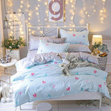 Dropshipping 2/3/4pcs King Size Fink Lover Bedding Sets Family Set Include Bed Sheet Duvet Cover Pillowcase Orange eyelash gife