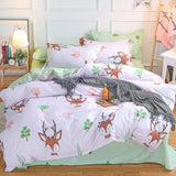 Dropshipping 2/3/4pcs King Size Fink Lover Bedding Sets Family Set Include Bed Sheet Duvet Cover Pillowcase Orange eyelash gife