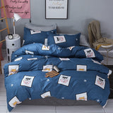 Dropshipping 2/3/4pcs King Size Fink Lover Bedding Sets Family Set Include Bed Sheet Duvet Cover Pillowcase Orange eyelash gife