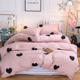 Dropshipping 2/3/4pcs King Size Fink Lover Bedding Sets Family Set Include Bed Sheet Duvet Cover Pillowcase Orange eyelash gife